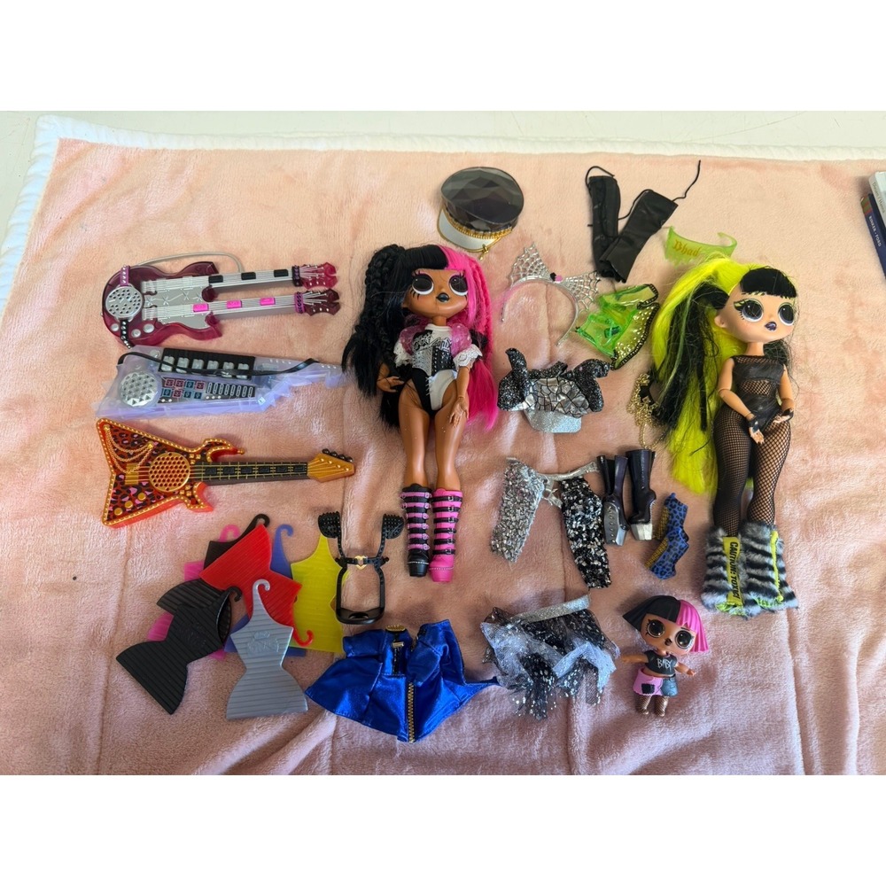 LOL Surprise OMG Remix Rock Metal Chick Fashion Doll 9.5" With Accessories